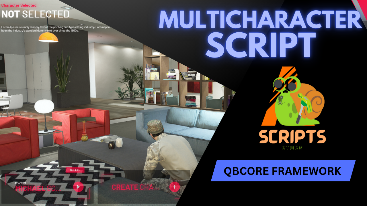 QBCore New Multicharacter Script For FiveM Game Servers