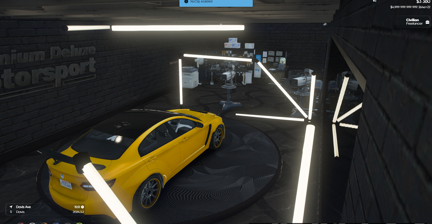 Premium Deluxe Motorsport MLO For GTAV FiveM QBCore Sever | Car Dealers | Car Showroom
