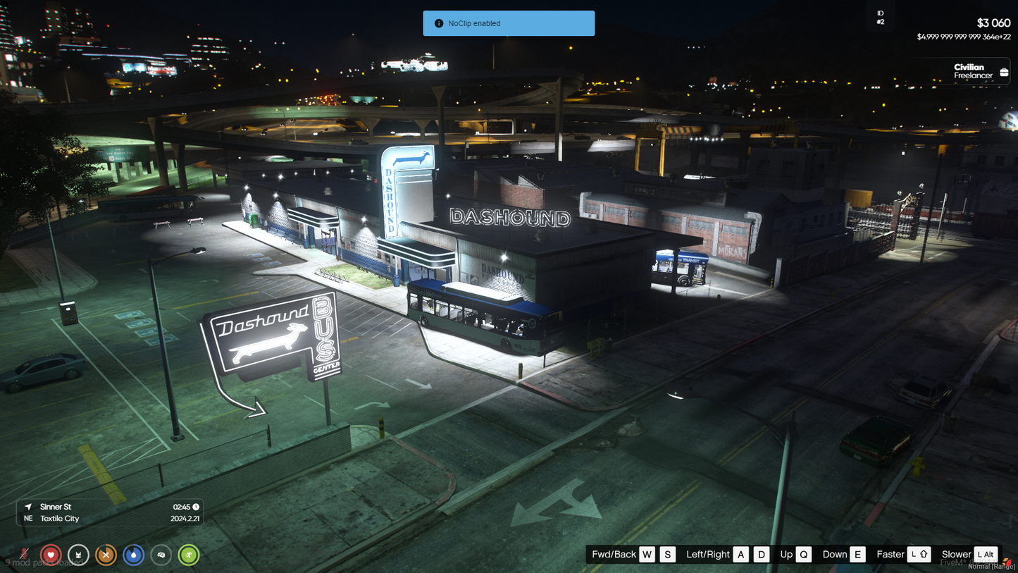 DASHOUND TICKETE HALL FOR GTAV FIVEM QB CORE SERVER | BUS DEPORT