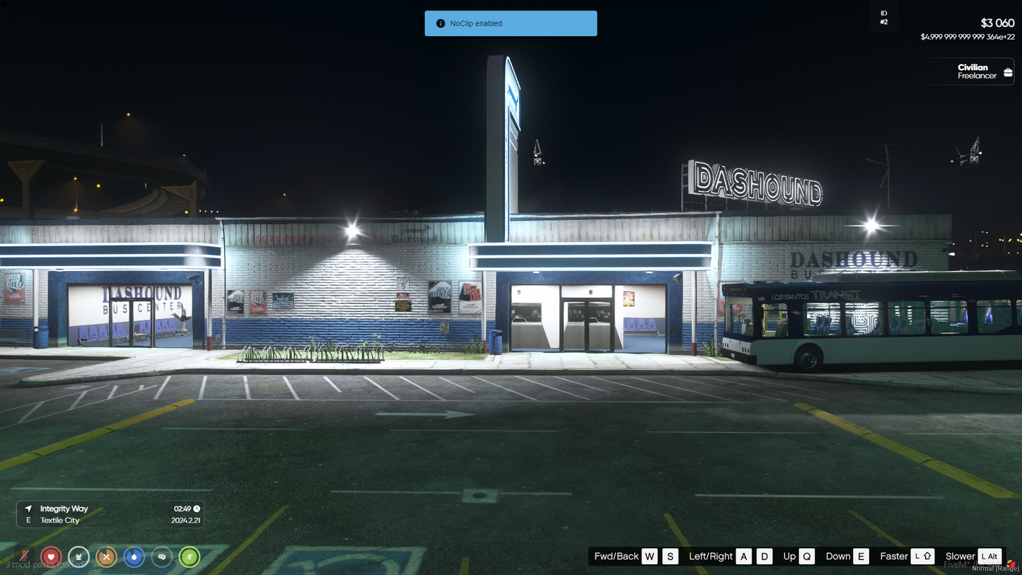 DASHOUND TICKETE HALL FOR GTAV FIVEM QB CORE SERVER | BUS DEPORT