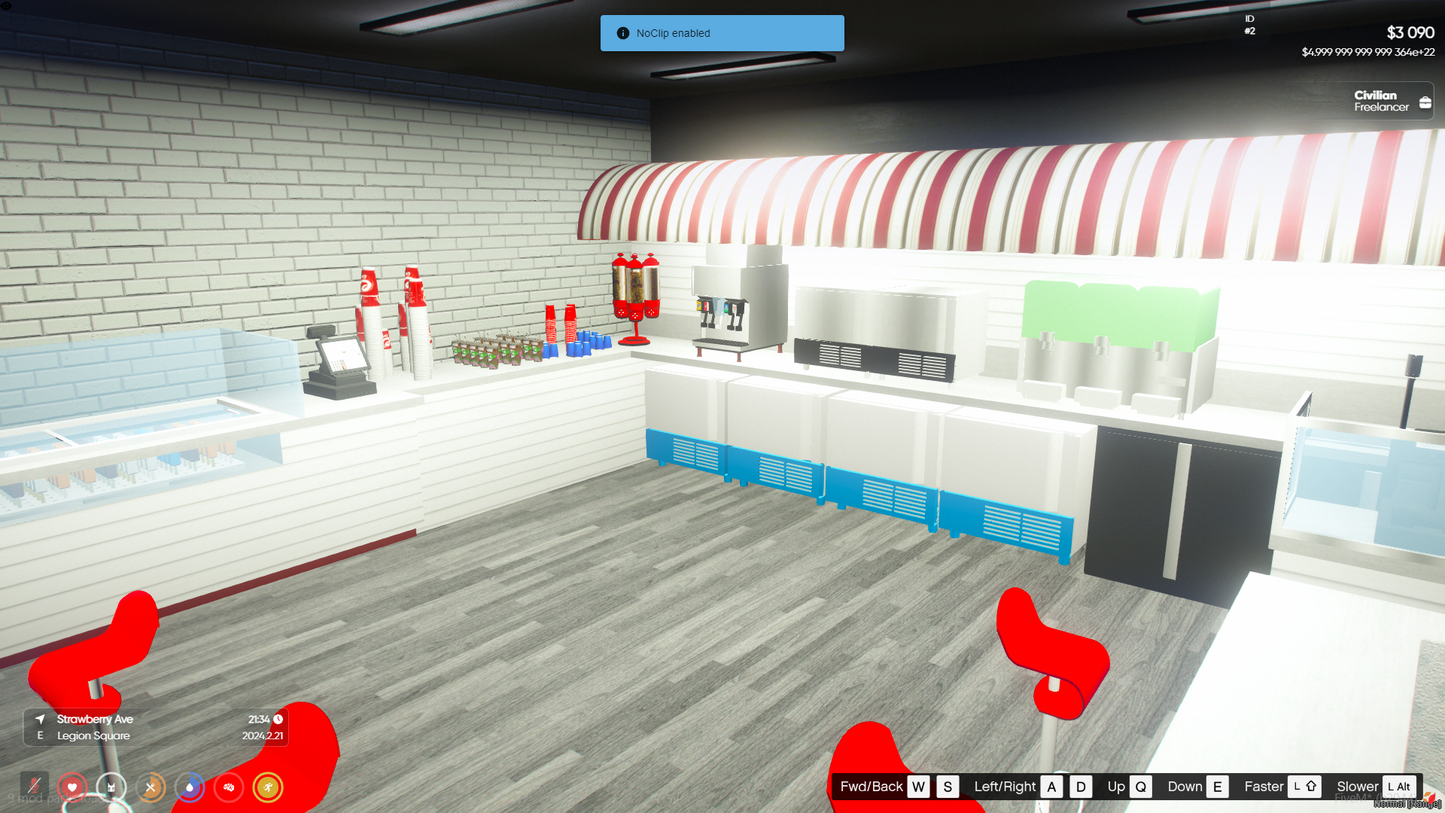 Pyramid Casino Legion Sqaure MLO FiveM | RESTAURANT MLO