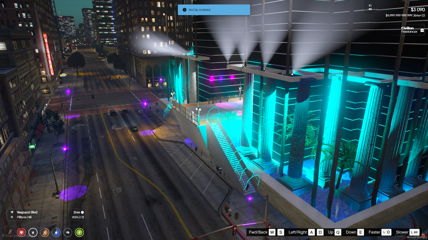 Pyramid Casino Legion Sqaure MLO FiveM | RESTAURANT MLO