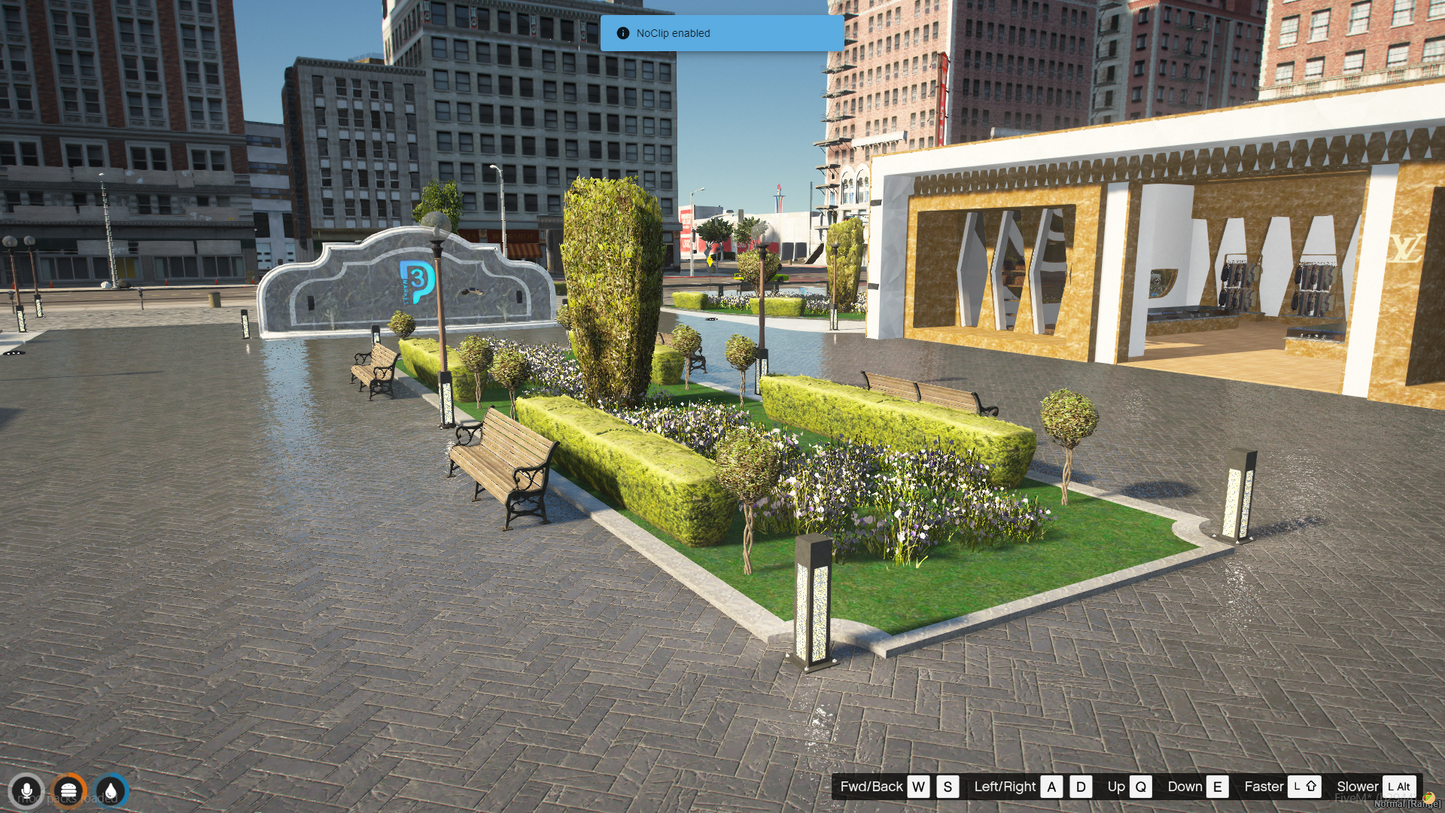 3D Market Legion Square MLO For GTAV FiveM QBCore Server | Shpping Mall