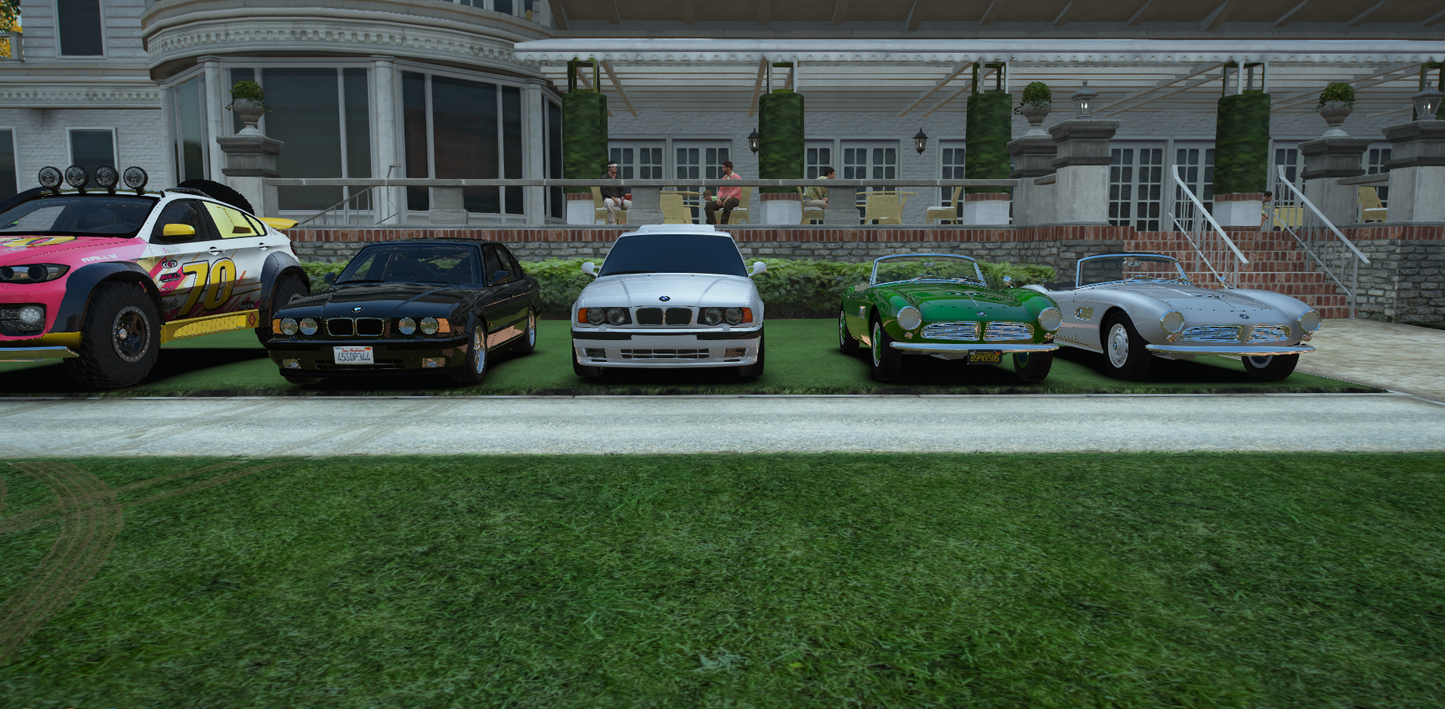 BMW Super Sport Car Pack For GTAV FIVEM QBCORE Server | MLO