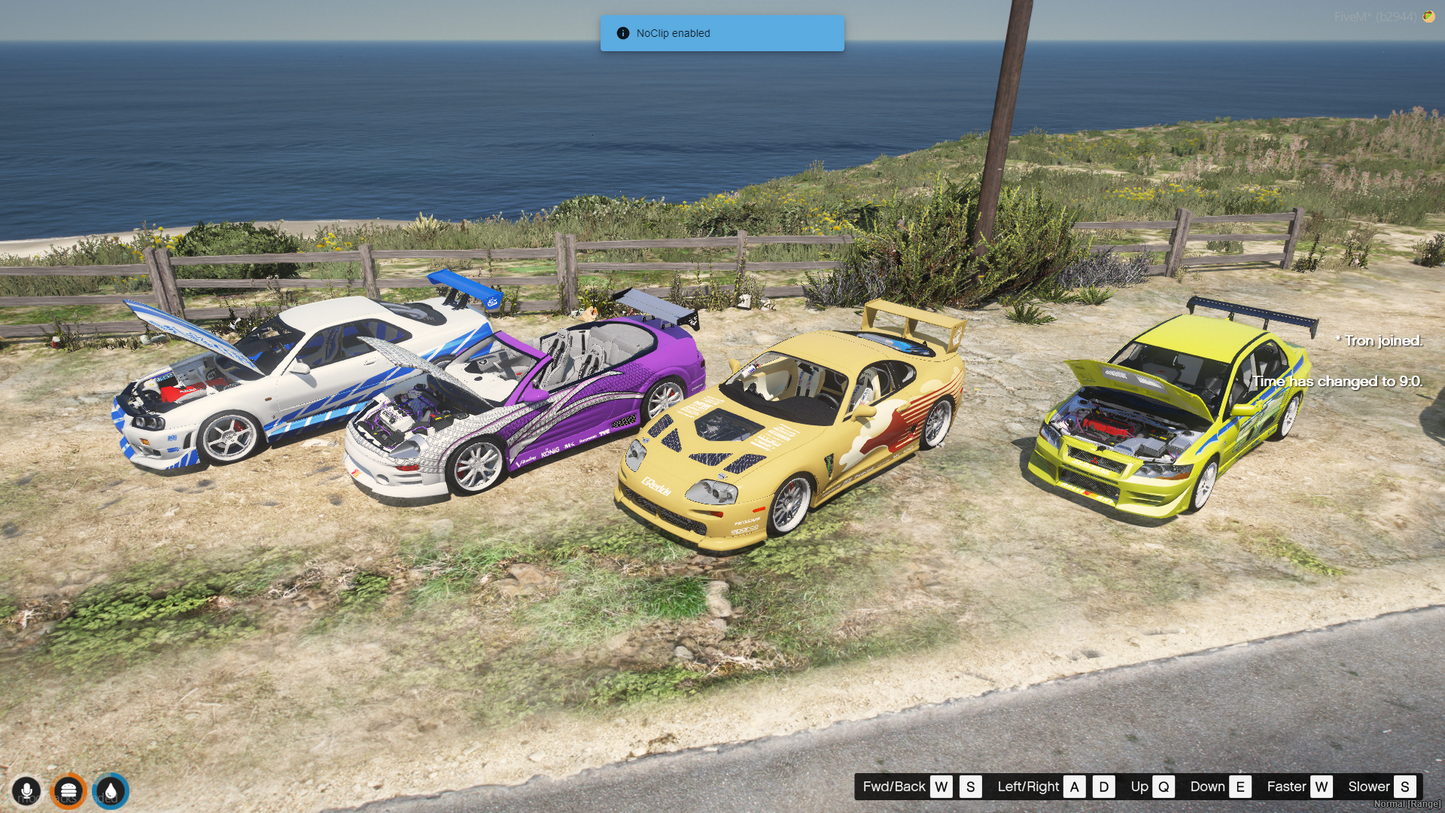 Fast and Furious Car Collection MLO Pack For GTAV FIVEM QB CORE SERVER | Car Pack MLO Collection