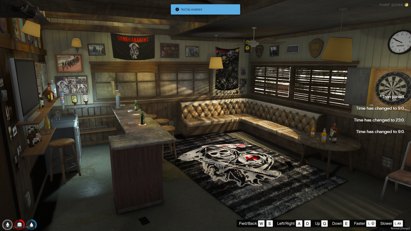 SONS OF ANARCHY CLUBHOUSE MLO FOR GTAV FIVEM QBCORE SERVER | MAFIA CLUB HOUSE | GANG CLUB