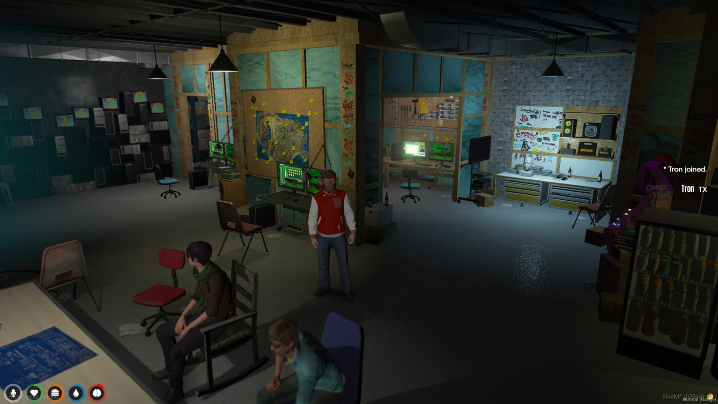 SECRET HAKERS ROOM MLO FOR GTAV FIVEM QBCORE SERVER | FIVEM MODES | YMAP | HIDEOUT PLACE