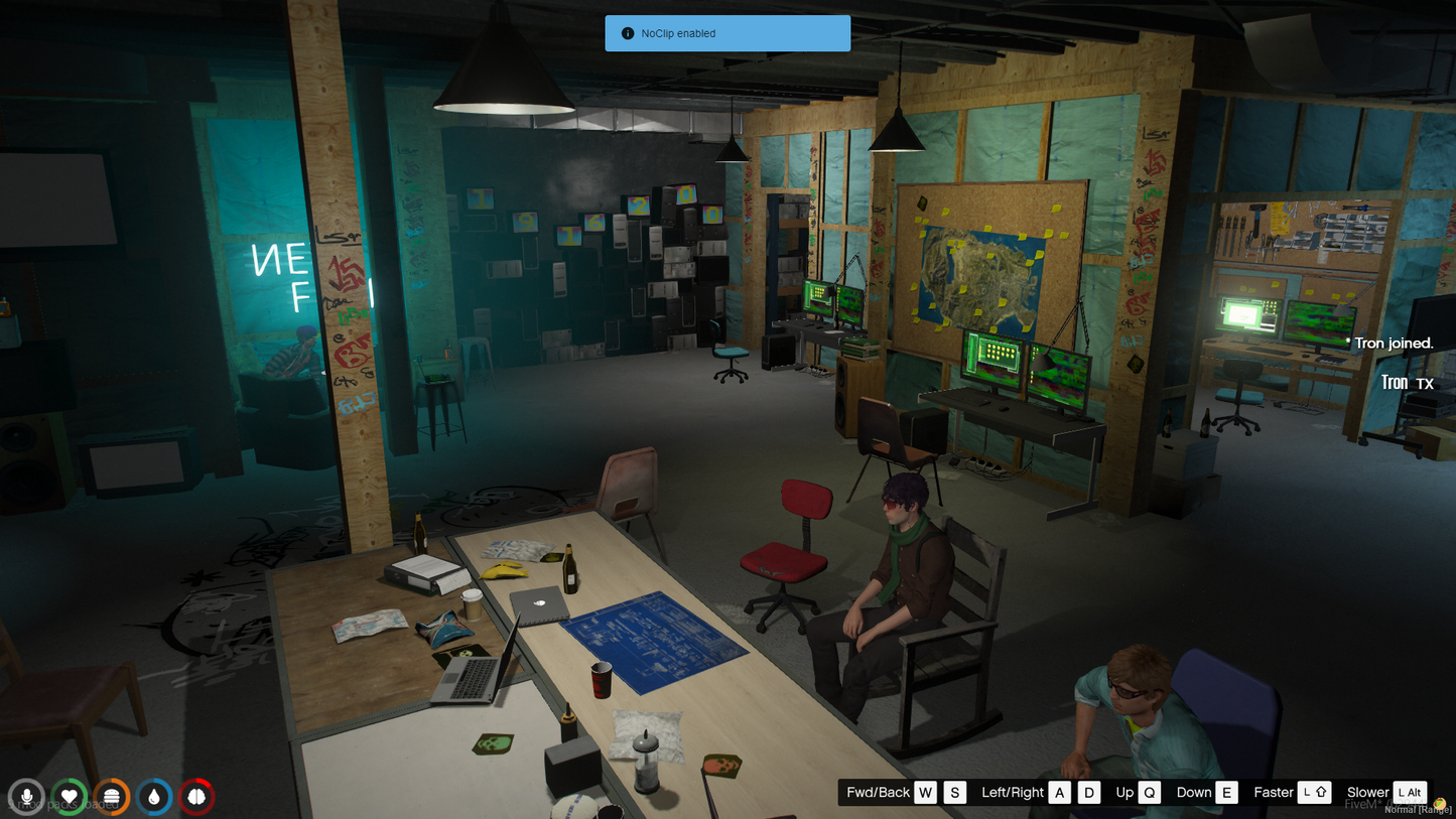 SECRET HAKERS ROOM MLO FOR GTAV FIVEM QBCORE SERVER | FIVEM MODES | YMAP | HIDEOUT PLACE