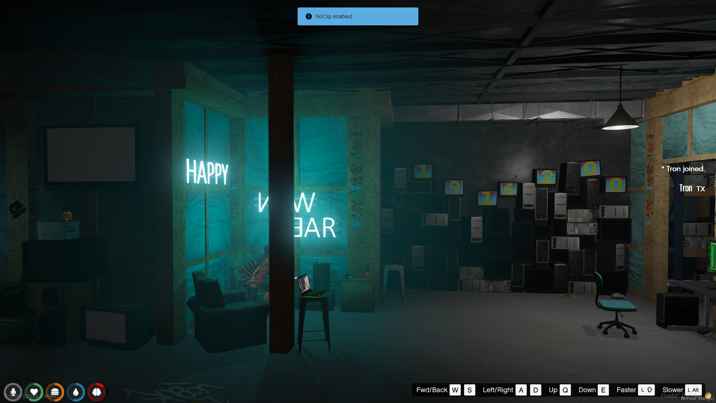 SECRET HAKERS ROOM MLO FOR GTAV FIVEM QBCORE SERVER | FIVEM MODES | YMAP | HIDEOUT PLACE