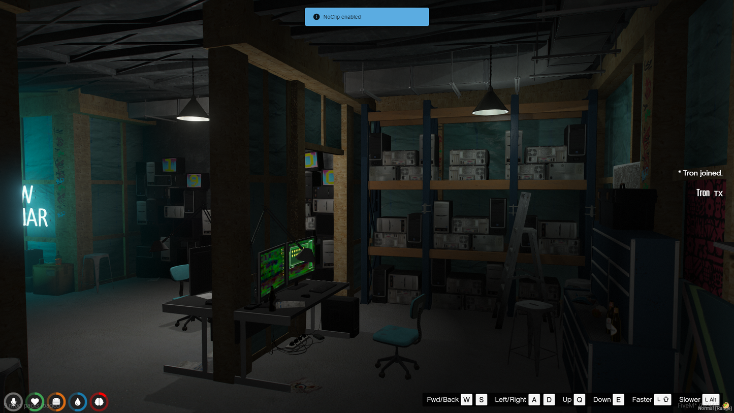SECRET HAKERS ROOM MLO FOR GTAV FIVEM QBCORE SERVER | FIVEM MODES | YMAP | HIDEOUT PLACE