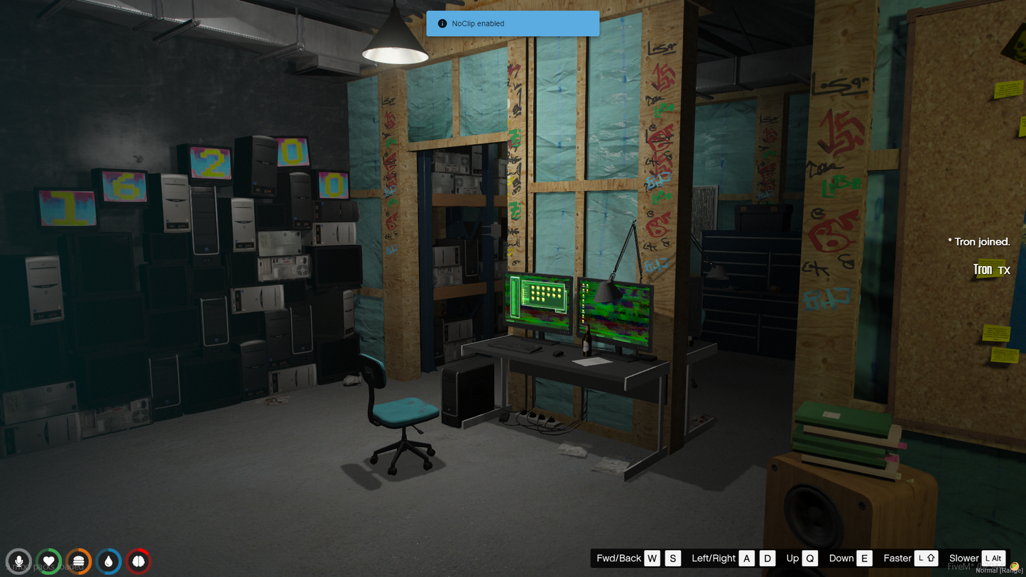 SECRET HAKERS ROOM MLO FOR GTAV FIVEM QBCORE SERVER | FIVEM MODES | YMAP | HIDEOUT PLACE
