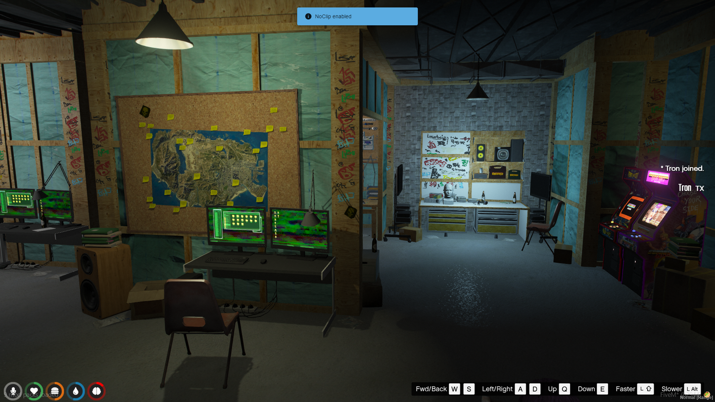 SECRET HAKERS ROOM MLO FOR GTAV FIVEM QBCORE SERVER | FIVEM MODES | YMAP | HIDEOUT PLACE
