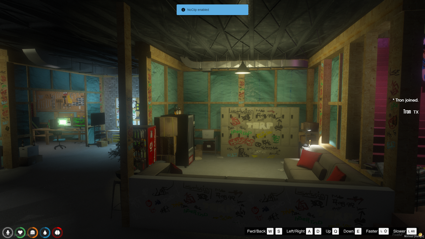 SECRET HAKERS ROOM MLO FOR GTAV FIVEM QBCORE SERVER | FIVEM MODES | YMAP | HIDEOUT PLACE