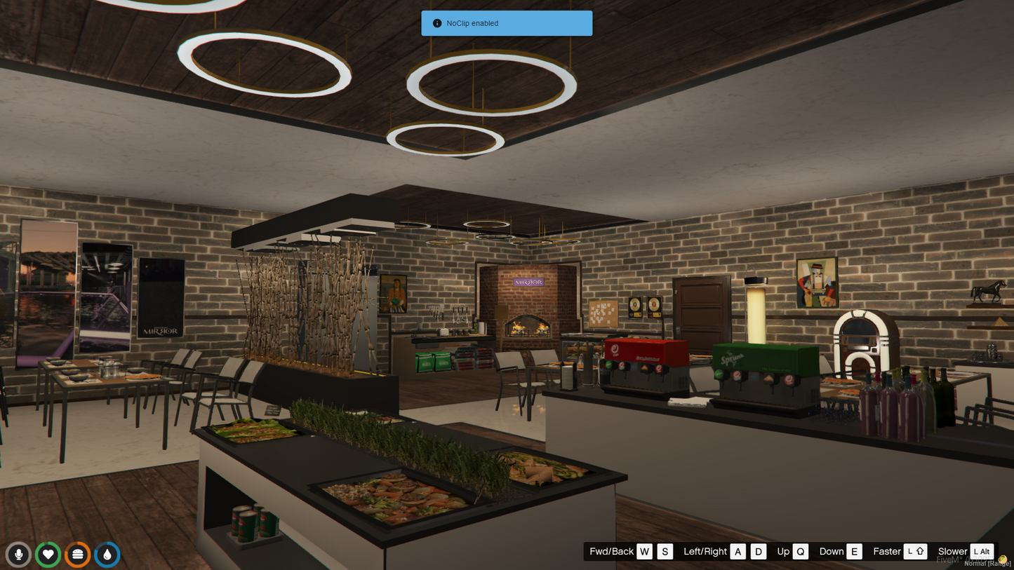 MIRROR RESTAURANT MLO | FIVEM QBCORE SERVER | YMAPS | FIVEM MODES | RESTAURANT MLO