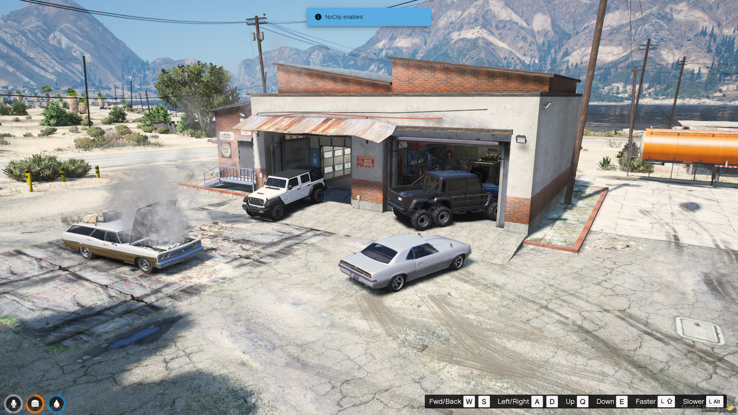 Sandy Shores Auto Garage MLO For Gtav FiveM QB Core Server | Ymaps | Mechanic MLO