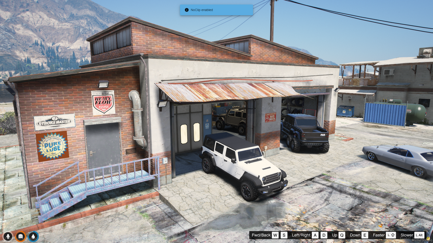 Sandy Shores Auto Garage MLO For Gtav FiveM QB Core Server | Ymaps | Mechanic MLO