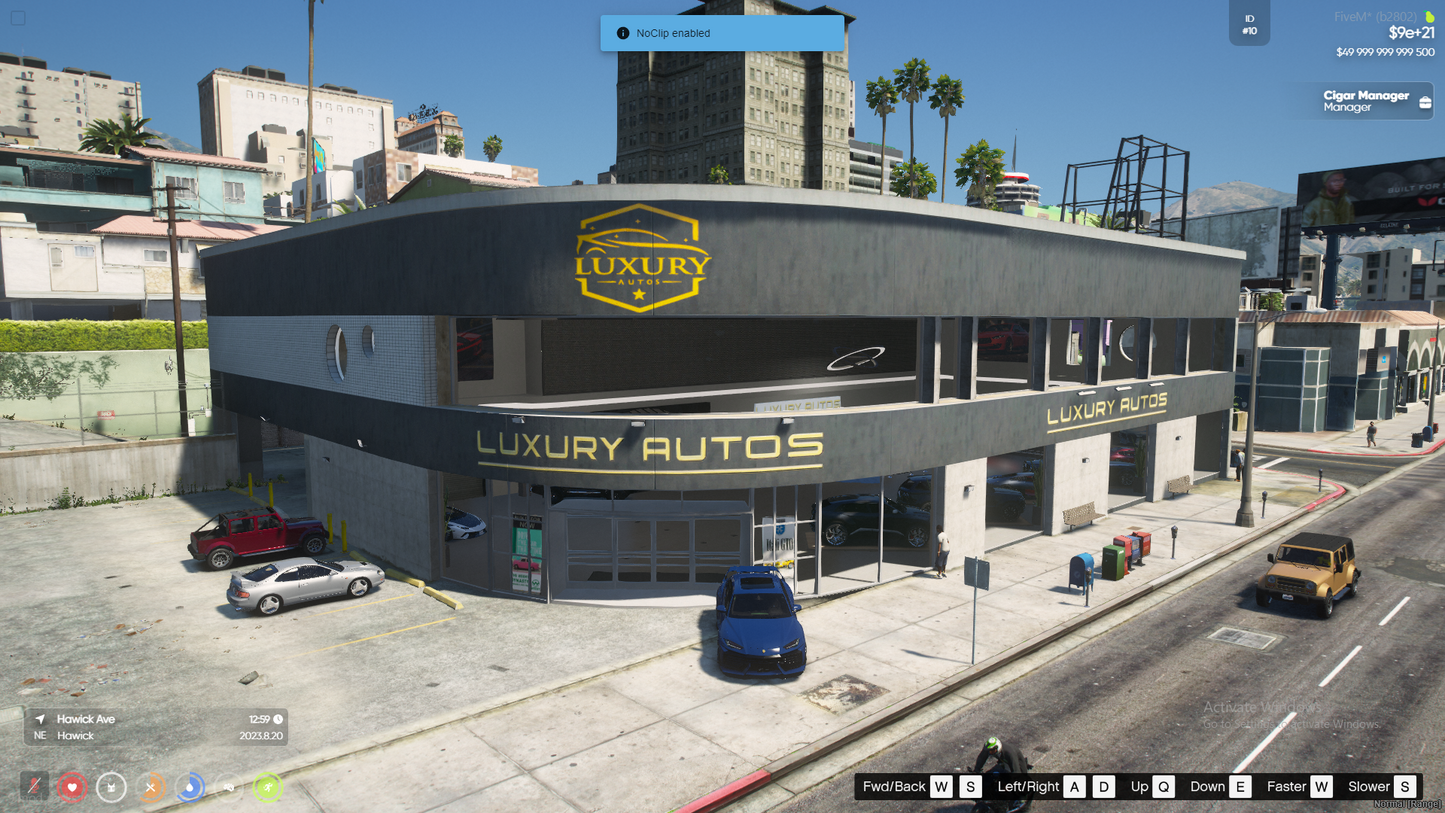 Luxury Car Dealer Shop FOR QBCore FiveM SERVER