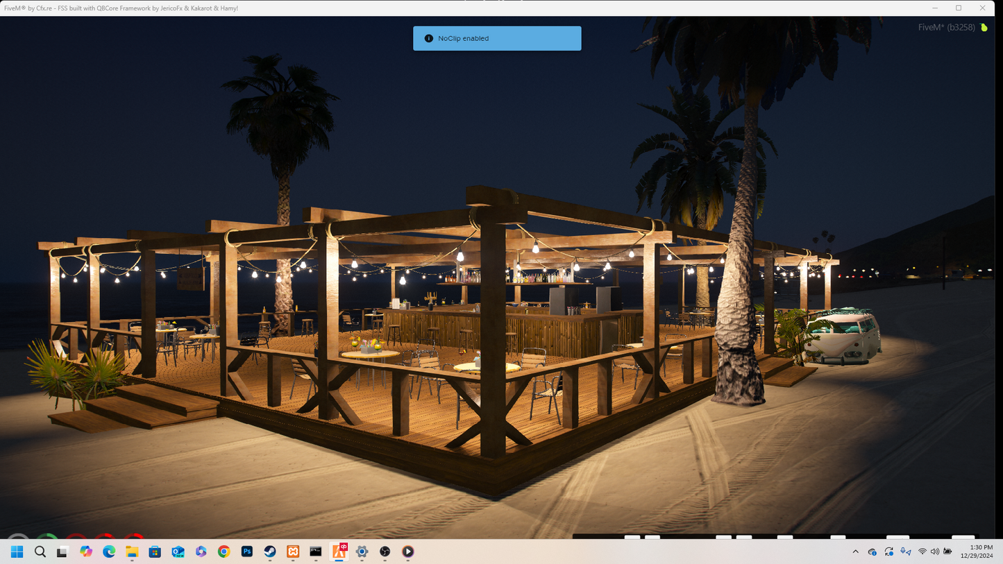 BEACH BAR MLO | FIVEM QBCORE SERVER | YMAPS | RESTURENT MLO