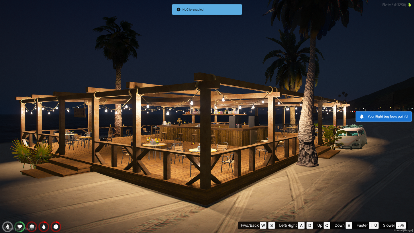 BEACH BAR MLO | FIVEM QBCORE SERVER | YMAPS | RESTURENT MLO