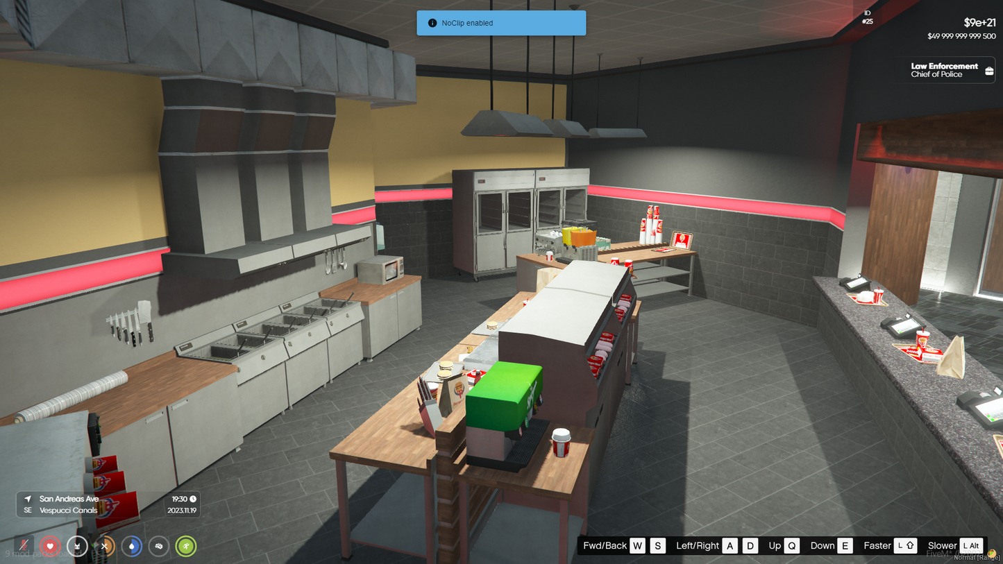 BURGERSHOT RESTAURANT MLO FOR GTAV FIVE QB CORE SERVER | BURGER SHOP