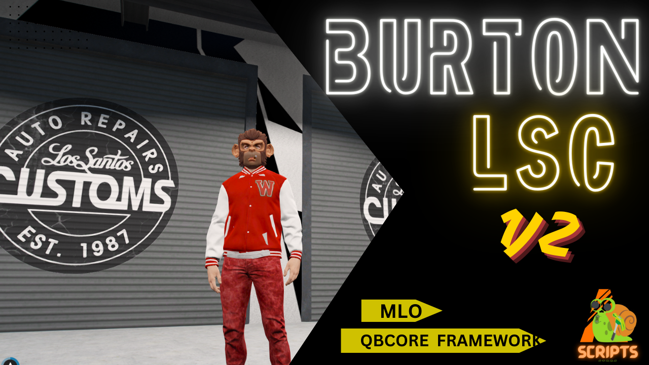 Burton LSC V2 | Auto Repairs MLO FOR GTAV FIVEM QB CORE SERVER | Mechanic MLO | NEW UPDATE