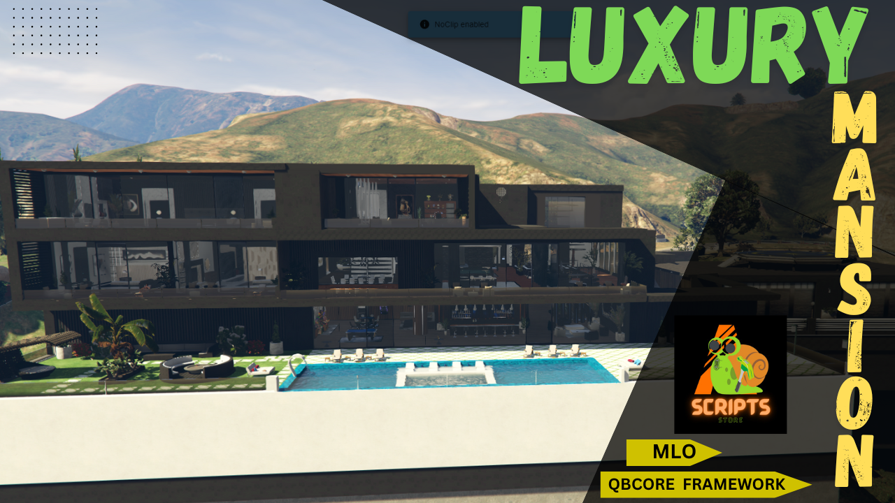 NEW Luxury Mansion MLO | YMap | Fivem GTAV Qbcore | Villa MLO
