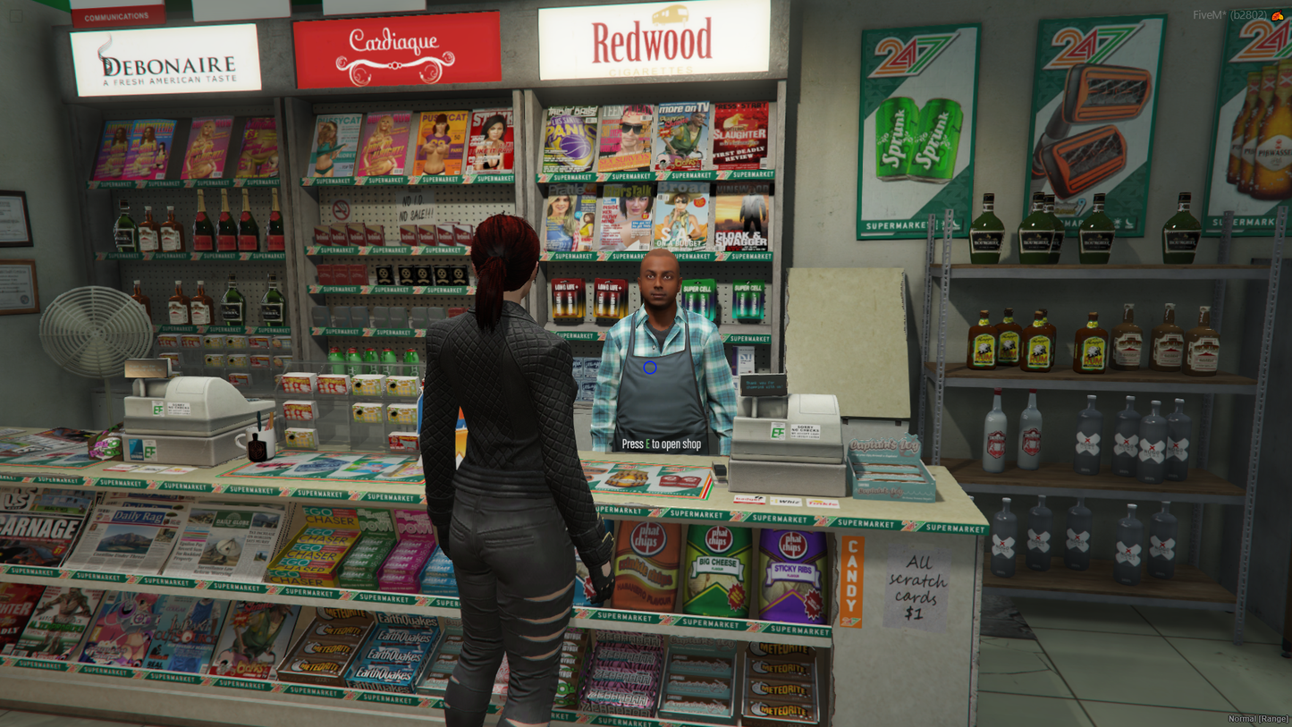 QBCore New Super Market Script | Stores | For FiveM Game Servers