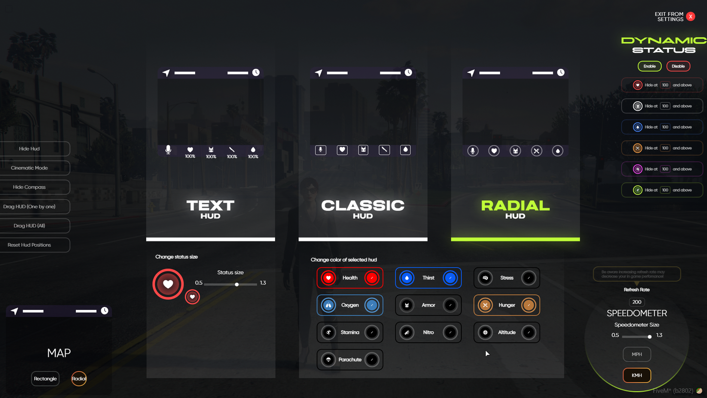 QBCore Hud Panel System | For FiveM Game Servers