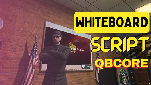 QBCore Whiteboard Script For GTA V FiveM Game Server