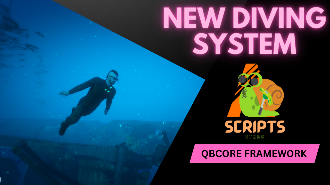 QBCore New Diving System Script  For FiveM Game Servers