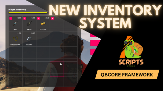 QBCore New Inventory System For FiveM Game Servers