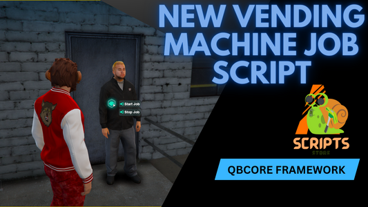 QBCore Vending Machine Job Script For FiveM Game Servers