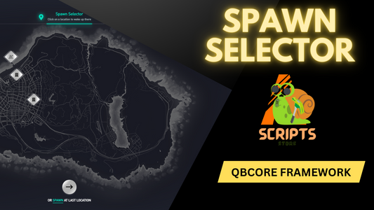 QBCore New Spawn Selector For FiveM Game Servers
