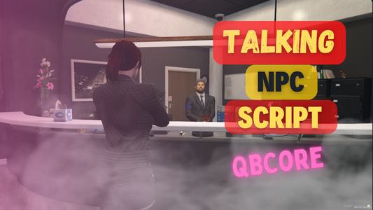 QBCore NPC Talking Ped Script | For FiveM Game Servers