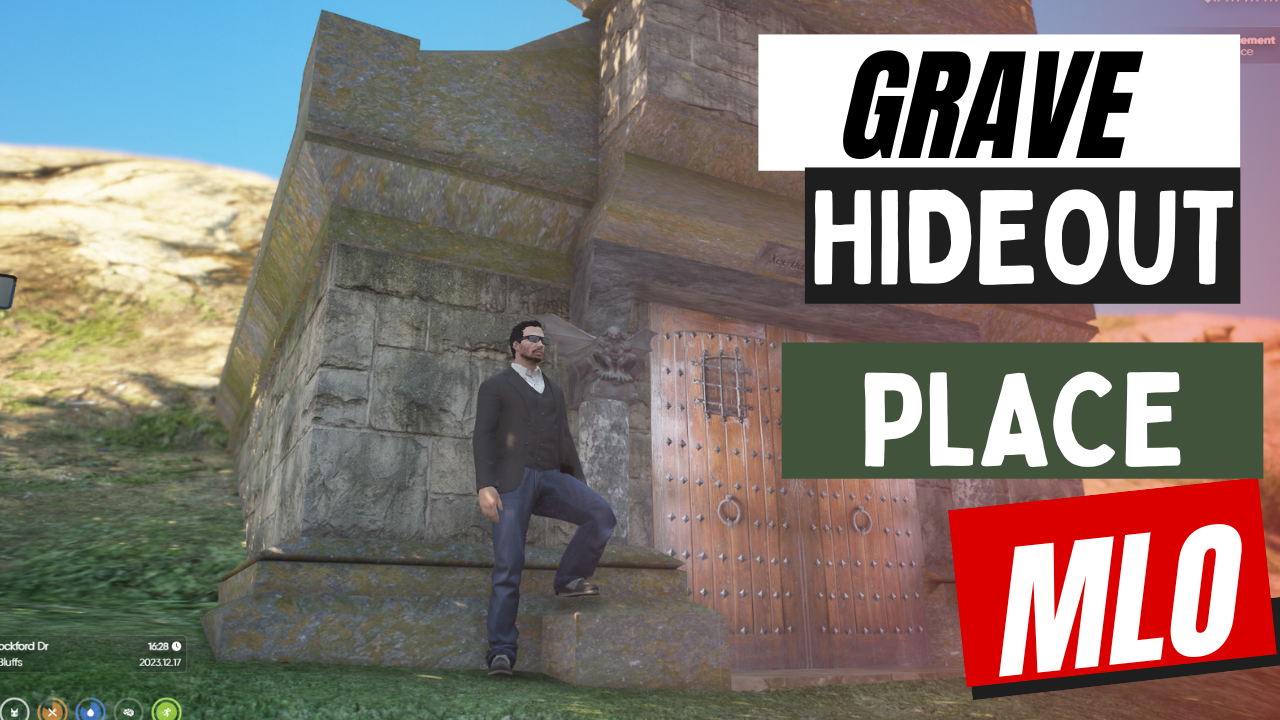 Grave Hideout Place MLO for GTAV FIVEM QB CORE SERVER |  Secret Underground Places