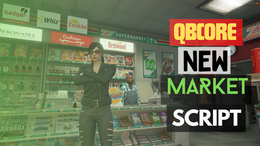 QBCore New Super Market Script | Stores | For FiveM Game Servers