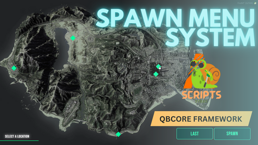 Spawn Menu System For FiveM Game Servers