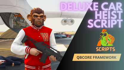 QBCore Deluxe Car Heist Script For FiveM Game Servers