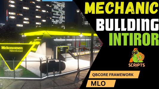Machine Building Interior For FiveM QBCore Server | Machine MLO