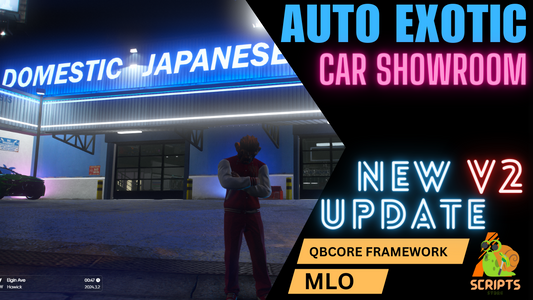 Auto Exotic Car Showrrom MLO For GTA V FiveM QBCore Server| MACHINE SHOP | New Update V2