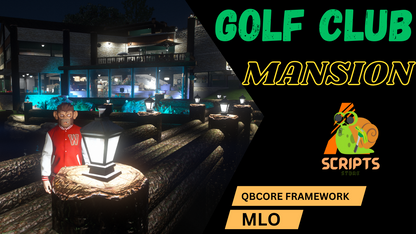 GOLF CLUB MANSION MLO FOR GTAV FIVEM | CLUB RESTAURANT