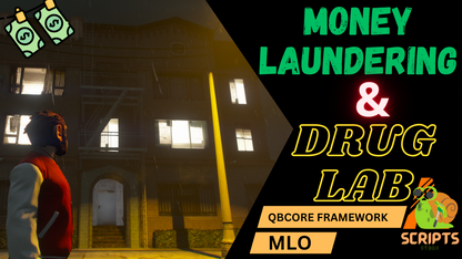 MONEY LAUNDERING & DRUG LAB MLO FOR GTAV FIVEM QB CORE SERVER