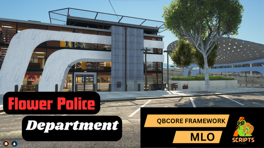 Flower Police Department MLO For GTAV FIVEM QB Core Server