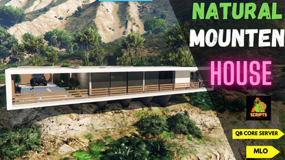 Natural Mounten House MLO | Ymaps | QBCore | Box House | New House MLO