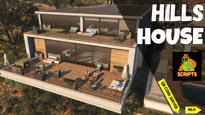 Hill House MLO | YMAPS | QBCore | House MLO | Villa MLO | Mountain Villa