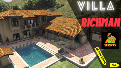 Villa Richman Mansion  MLO | Ymaps | QbCore | Villa MLO | FIVEM