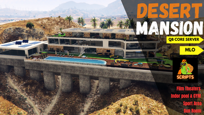 Desert Mansion MLO | Ymaps | Luxury Villa MLO | Fully Facilitated MLO |