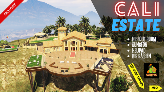 CALI ESTATE MANSION |  MANSION MLO | YMAPS | FIVEM MODES | MOUNTAIN MANSION MLO