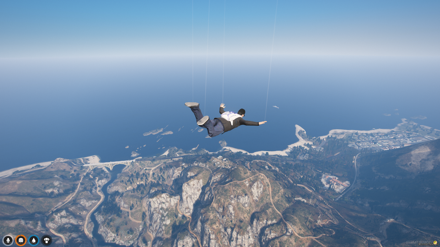 Skydiving Group & Solo Script Fo GTAV FIVE M SERVER QBCORE