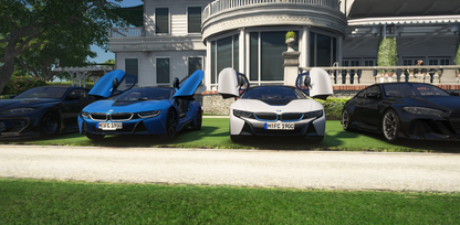 BMW Super Sport Car Pack For GTAV FIVEM QBCORE Server | MLO